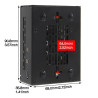 SUPTRONICS X1005 Dual NVMe SSD Bottom Shield with METAL CASE for Raspberry Pi 5